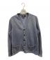 RRL（ダブルアールエル）の古着「スウェットカーディガン/ダブルアールエル」｜ネイビー