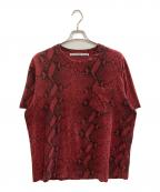 ALEXANDER WANGアレキサンダー・ワン）の古着「パイソン柄ポケットTシャツ/アレキサンダーワン」｜レッド