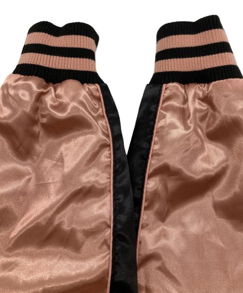 OBORO（オボロ）OBORO (オボロ) 和柄 九尾 刺繍スカジャン ブラック サイズ:Lの古着・服飾アイテム