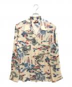 Y's for menワイズフォーメン）の古着「レーヨンアロハシャツ/ワイズフォーメン/MM-B04-207」｜ホワイト