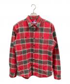 THE NORTHFACE PURPLELABELザ・ノースフェイス パープルレーベル）の古着「ネルシャツ/ザ・ノースフェイス パープルレーベル/NT3555N」｜レッド