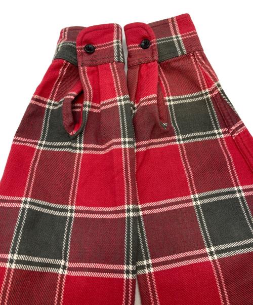 THE NORTHFACE PURPLELABEL（ザ・ノースフェイス パープルレーベル）THE NORTHFACE PURPLELABEL (ザ・ノースフェイス パープルレーベル) ネルシャツ/ザ・ノースフェイス パープルレーベル/NT3555N レッド サイズ:Ｌの古着・服飾アイテム