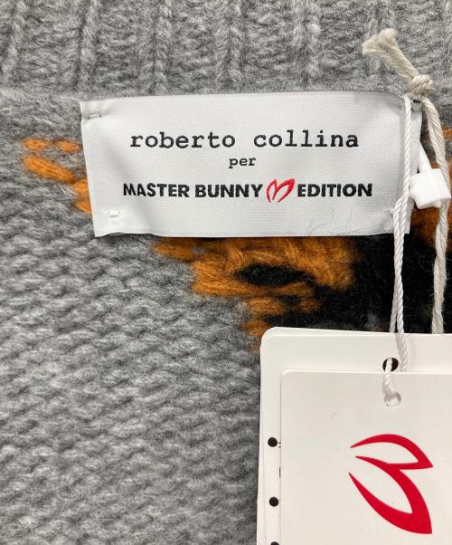 MASTER BUNNY EDITION（マスターバニーエディション）MASTER BUNNY EDITION (マスターバニーエディション) ROBERTO COLLINA (ロベルトコリーナ) ニットカーディガン グレー サイズ:7の古着・服飾アイテム