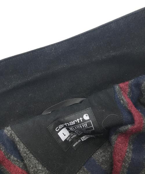 CarHartt（カーハート）CarHartt (カーハート) DUCK DETROIT JACKET BLANKET LINED ダック デトロイトジャケット/カーハート/OJ3828-M ブラック サイズ:Ｌの古着・服飾アイテム