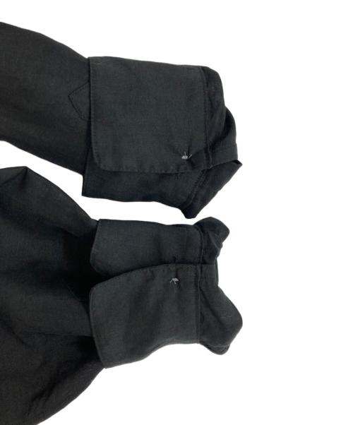 IENA（イエナ）IENA (イエナ) ラミーリヨセルショートシャツ/イエナ/25050900083010 ブラック サイズ:表記なしの古着・服飾アイテム