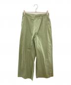 IENAイエナ）の古着「コットンライトツイルタックパンツ/イエナ/24030900403010」｜グリーン