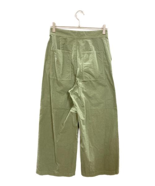 IENA（イエナ）IENA (イエナ) コットンライトツイルタックパンツ/イエナ/24030900403010 グリーン サイズ:36の古着・服飾アイテム