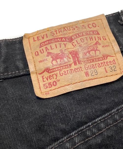 LEVI'S（リーバイス）LEVI'S (リーバイス) 550ブラックデニム/リーバイス ブラック サイズ: 29/32の古着・服飾アイテム
