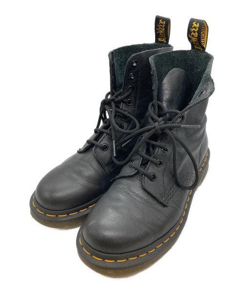 Dr.Martens（ドクターマーチン）Dr.Martens (ドクターマーチン) Pascal 8ホールブーツ/ドクターマーチン ブラック サイズ:38の古着・服飾アイテム