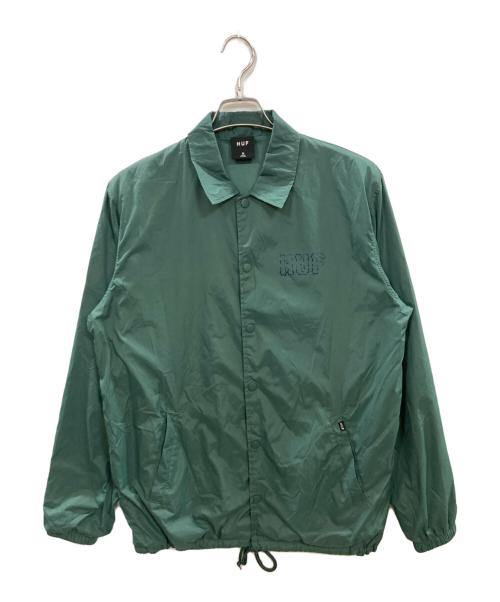 HUF（ハフ）HUF (ハフ) コーチジャケット/ハフ/JK00390 グリーン サイズ:Ｍの古着・服飾アイテム