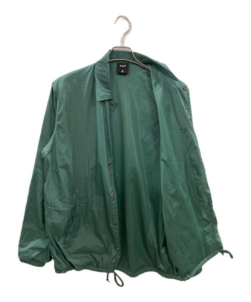 HUF（ハフ）HUF (ハフ) コーチジャケット/ハフ/JK00390 グリーン サイズ:Ｍの古着・服飾アイテム