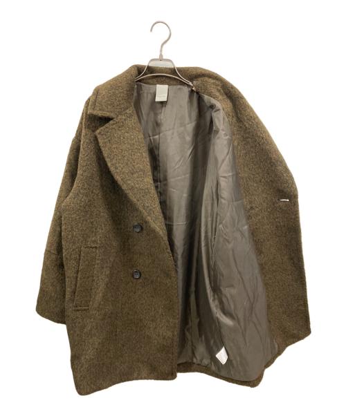 Happy John（ハッピージョン）Happy John (ハッピージョン) ウールブレンドシャギーコクーンPコート/ハッピージョン/HJPAS1024001 カーキ サイズ:Freeの古着・服飾アイテム