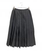IENAイエナ）の古着「ニットプリーツスカート」｜グレー