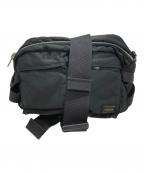 PORTERポーター）の古着「TANKER  WAIST BAG/タンカーウエストバッグ/ポーター/622-78302」｜ブラック