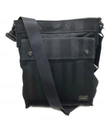 PORTER（ポーター）の古着「タンゴブラックショルダーバッグ/ポーター/10th anniversary」｜ブラック