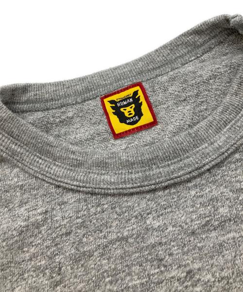 HUMAN MADE（ヒューマンメイド）HUMAN MADE (ヒューマンメイド) HEART BADGE T-SHIRT/ヒューマンメイド/THE FUTURE IS IN THE PAST グレー サイズ:2XLの古着・服飾アイテム