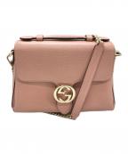 GUCCIグッチ）の古着「インターロッキングGチェーンショルダーバッグ/グッチ/510302/493075」｜ピンク