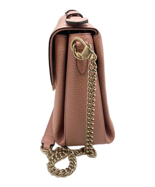 GUCCI（グッチ）GUCCI (グッチ) インターロッキングGチェーンショルダーバッグ/グッチ/510302/493075 ピンクの古着・服飾アイテム