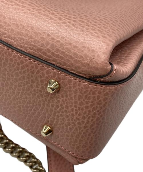 GUCCI（グッチ）GUCCI (グッチ) インターロッキングGチェーンショルダーバッグ/グッチ/510302/493075 ピンクの古着・服飾アイテム