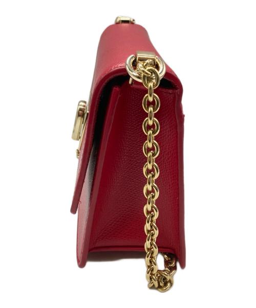 FURLA（フルラ）FURLA (フルラ) 1927 S CROSSBODYチェーンショルダーバッグ/フルラ/BAFKACO レッドの古着・服飾アイテム