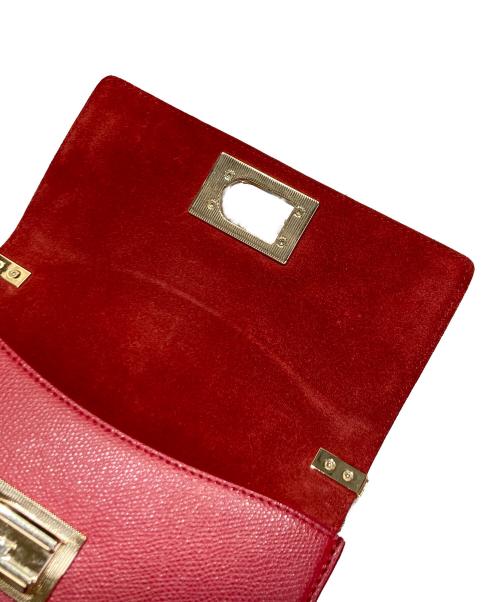 FURLA（フルラ）FURLA (フルラ) 1927 S CROSSBODYチェーンショルダーバッグ/フルラ/BAFKACO レッドの古着・服飾アイテム