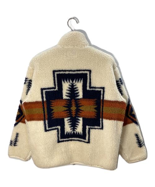 PENDLETON（ペンドルトン）PENDLETON (ペンドルトン) ボアスタンドブルゾン/ペンドルトン/2475－9015 アイボリー サイズ:Mの古着・服飾アイテム