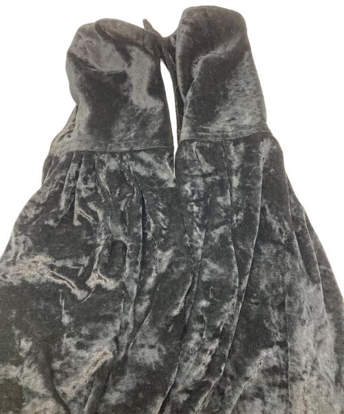 FICCE（フィッチェ）FICCE (フィッチェ) ベロアシャツワンピース/フィッチェ ブラック サイズ:Freeの古着・服飾アイテム