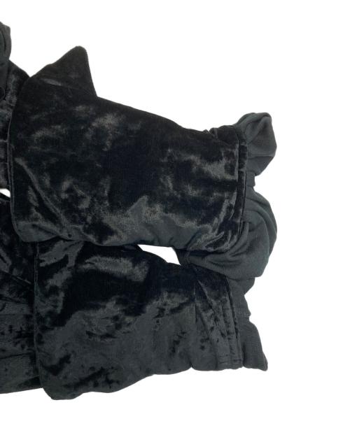 FICCE（フィッチェ）FICCE (フィッチェ) ベロアシャツワンピース/フィッチェ ブラック サイズ:Freeの古着・服飾アイテム