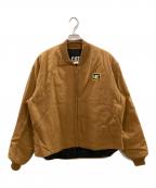 Catキャット）の古着「ダックジャケット/キャット」｜ベージュ