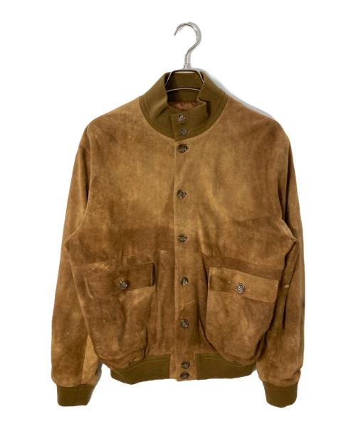 quattrocchi（クアトロッキ）quattrocchi (クアトロッキ) スウェードバルスタージャケット/クアトロッキ ベージュ サイズ:XLの古着・服飾アイテム