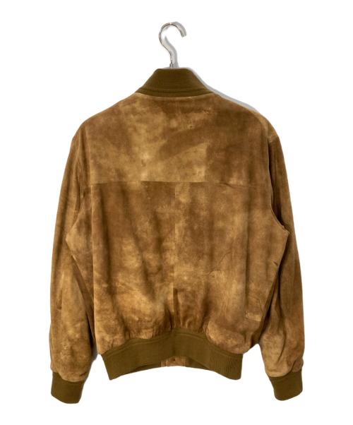 quattrocchi（クアトロッキ）quattrocchi (クアトロッキ) スウェードバルスタージャケット/クアトロッキ ベージュ サイズ:XLの古着・服飾アイテム