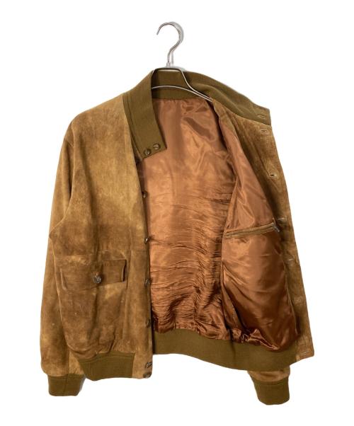 quattrocchi（クアトロッキ）quattrocchi (クアトロッキ) スウェードバルスタージャケット/クアトロッキ ベージュ サイズ:XLの古着・服飾アイテム