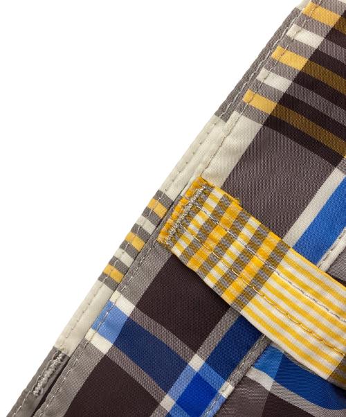 tricot COMME des GARCONS（トリココムデギャルソン）tricot COMME des GARCONS (トリココムデギャルソン) ハーフパンツ/トリココムデギャルソン/TA-P020/AD2007 イエロー×ブラウン サイズ:Mの古着・服飾アイテム