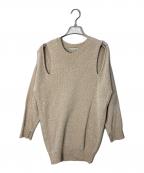 STELLA McCARTNEYステラマッカートニー）の古着「肩空きニット/ステラマッカートニー/603069 S2250」｜ベージュ