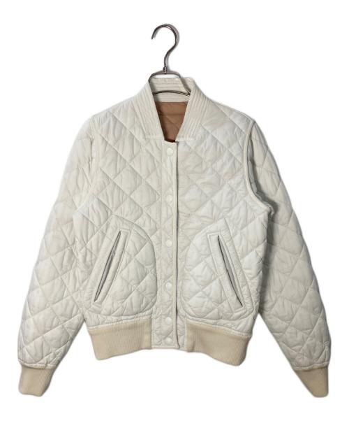 N°21（ヌメロヴェントゥーノ）N°21 (ヌメロヴェントゥーロ) キルティングリバーシブルジャケット/ヌメロヴェントゥーロ/221-0061-5004 ホワイト×ベージュ サイズ:Sの古着・服飾アイテム