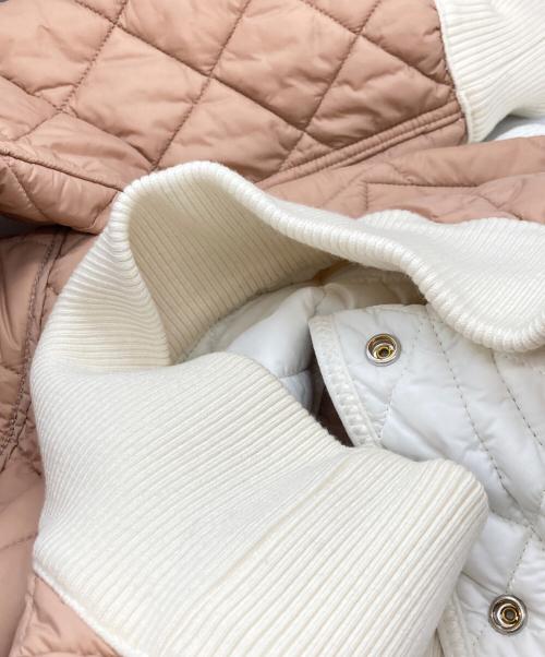 N°21（ヌメロヴェントゥーノ）N°21 (ヌメロヴェントゥーロ) キルティングリバーシブルジャケット/ヌメロヴェントゥーロ/221-0061-5004 ホワイト×ベージュ サイズ:Sの古着・服飾アイテム