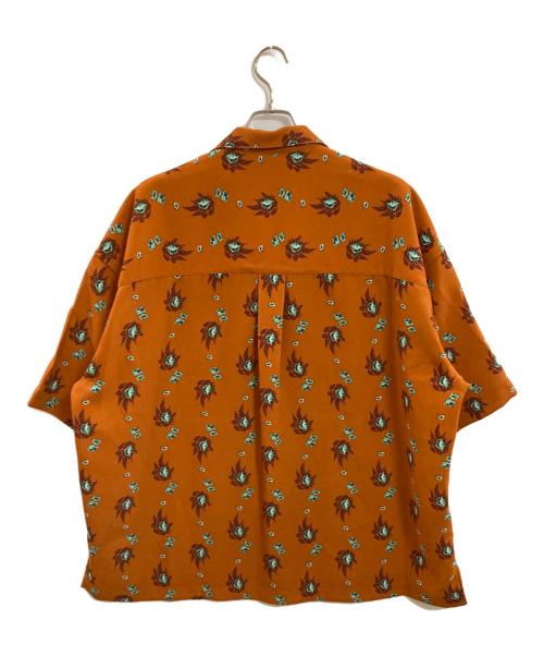 MAISON SPECIAL（メゾンスペシャル）MAISON SPECIAL (メゾンスペシャル) ハンドドローイングフラワープリントシャツ/メゾンスペシャル/11211311244 オレンジ サイズ:02の古着・服飾アイテム