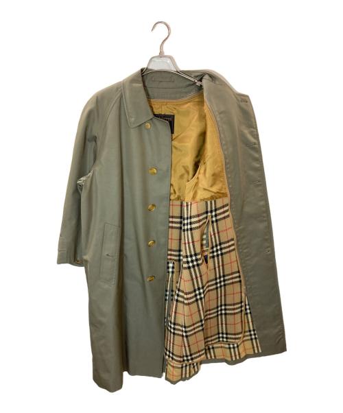 Burberry's（バーバリー）Burberry's (バーバリーズ) 裏地ノヴァチェックライナー付ステンカラーコート ベージュ サイズ:175の古着・服飾アイテム