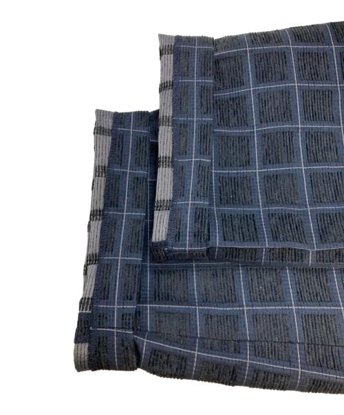 Louren（ローレン）Louren (ローレン) velvet jacquard check pants ネイビー サイズ:Mの古着・服飾アイテム