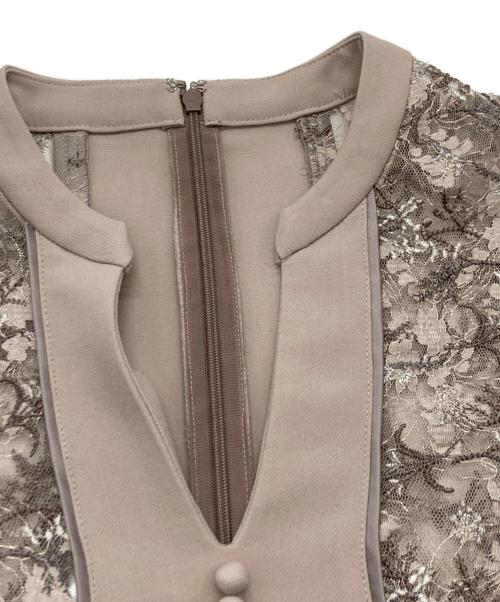 Snidel（スナイデル）Snidel (スナイデル) エンブロイダリーミドルドレス ピンク サイズ:Freeの古着・服飾アイテム