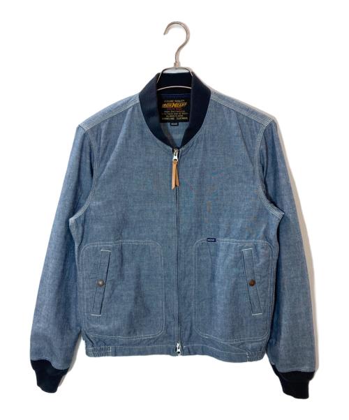 IRON HEART（アイアンハート）IRON HEART (アイアンハート) シャンブレーブルゾン/アイアンハート/ インディゴ サイズ:Mの古着・服飾アイテム