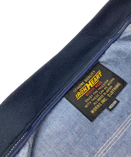 IRON HEART（アイアンハート）IRON HEART (アイアンハート) シャンブレーブルゾン/アイアンハート/ インディゴ サイズ:Mの古着・服飾アイテム