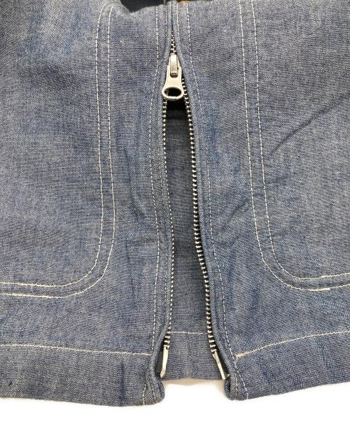 IRON HEART（アイアンハート）IRON HEART (アイアンハート) シャンブレーブルゾン/アイアンハート/ インディゴ サイズ:Mの古着・服飾アイテム