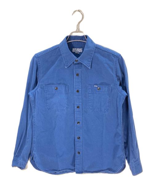 IRON HEART（アイアンハート）IRON HEART (アイアンハート) ワークシャツ インディゴ サイズ:Mの古着・服飾アイテム