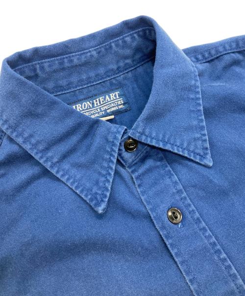 IRON HEART（アイアンハート）IRON HEART (アイアンハート) ワークシャツ インディゴ サイズ:Mの古着・服飾アイテム