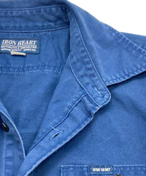 IRON HEART（アイアンハート）IRON HEART (アイアンハート) ワークシャツ インディゴ サイズ:Mの古着・服飾アイテム