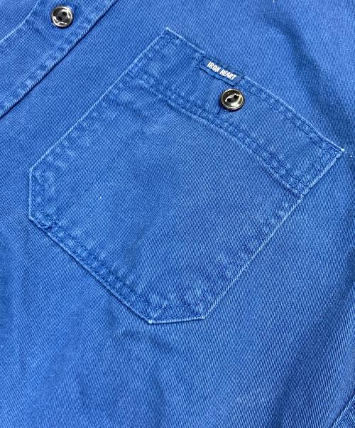 IRON HEART（アイアンハート）IRON HEART (アイアンハート) ワークシャツ インディゴ サイズ:Mの古着・服飾アイテム