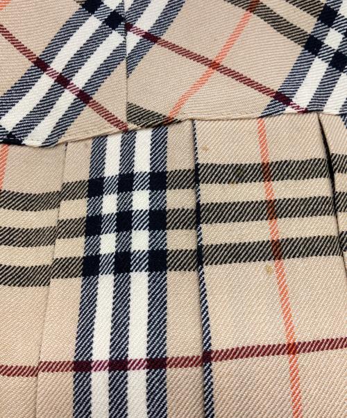 BURBERRY BLUE LABEL（バーバリー ブルー レーベル）BURBERRY BLUE LABEL (バーバリーロンドンブルーレーベル) ミニワンピース/バーバリーロンドンブルーレーベル/FMF28-627-52 ベージュ サイズ:Sの古着・服飾アイテム