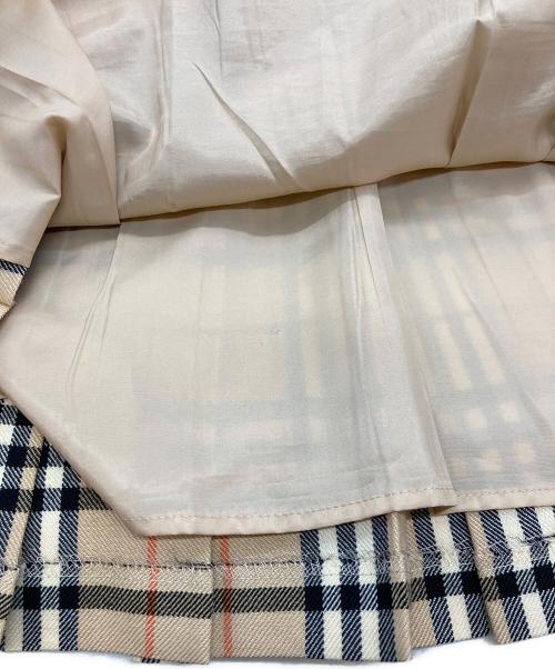 BURBERRY BLUE LABEL（バーバリー ブルー レーベル）BURBERRY BLUE LABEL (バーバリーロンドンブルーレーベル) ミニワンピース/バーバリーロンドンブルーレーベル/FMF28-627-52 ベージュ サイズ:Sの古着・服飾アイテム