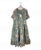 PINK HOUSEピンクハウス）の古着「ブラウスワンピース/ピンクハウス」｜ブルー